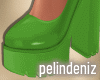 [P] Chelsia green heels