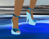 shoes platforms blue