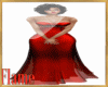 red silk vampire gown