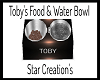 Toby's Food & Water Bowl