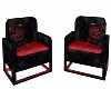 [SNS] Red & Blk Chairs