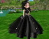 vestido daminha preto