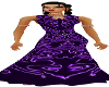 purple tribal gown