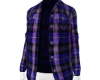 BOBBY PURP FLANNEL TOP