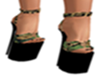 Green Love Heels