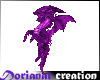 purple dragon animated