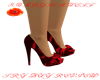 PeepToe Passion Red Heel