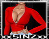 X Gina Red La Sweater X
