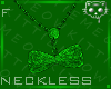 Necklace Green 1c Ⓚ