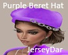 Beret Hat Purple