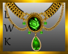 Victorian Necklace Lime