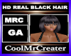 HD REAL BLACK HAIR