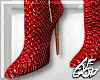 [Ae] Red Snake Boots