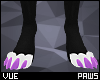 V e Purple Paws M
