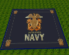 Navy rug