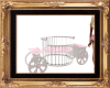 white pink stroller crib