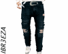Black Ripped Jeans M
