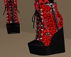 PURR BOOTS RED