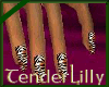 small hands/tiger nails