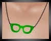 {D} Green Glasses Neck.