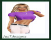 JT Lilac Cropped Top