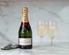 Champagne + glasses