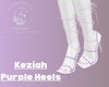Keziah Purple Heels