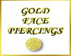 GOLD FACE PIERCINGS