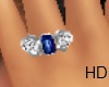 Sapphire engagemnt Ring