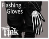 Men-Flashing glove white