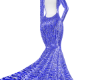 Shiny Blue Gown