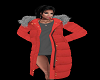 A**Red_Long Fur Coat