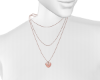 R Heart Necklace