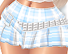 ♡ plaid skirt | blue
