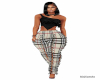 Laceum Beige Print pants