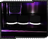 D| Black White Stools