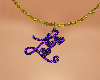 !DM! Purple L Necklace