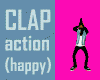 CLAPS action (Happy)