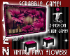 PINK FLOWR SCRABBLE GAME