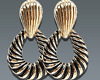 H* Gold Earrings .Dev