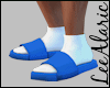 M Slippers/Socks Blue