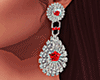 Red l Cocktail Earrings