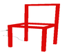 (L) Red Neon Chair
