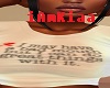 white  tee with words