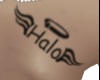 Halo Back Tattoo