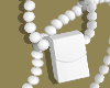 White Beads Strap Bag