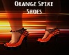 *S* Orange Spike Shoes