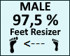 Feet Scaler 97,5% Male