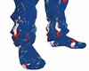 Blue Xmas Male Socks