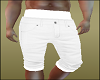 White Casual Shorts
